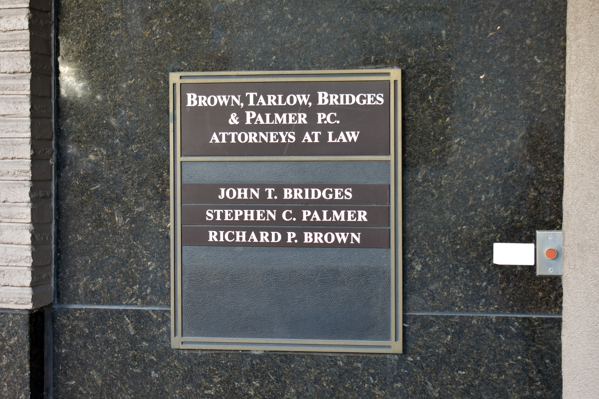 front sign